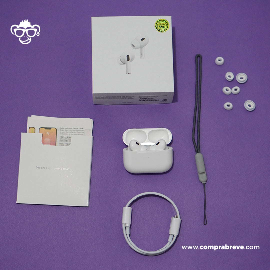 AirPods Pro 2 con ANC | Cancelación de Ruido y Sonido Envolvente