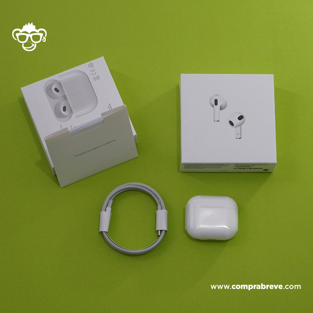 AirPods Gen 3 | Sonido Envolvente & Diseño Ergonómico